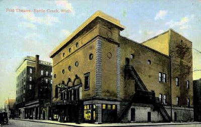 Post Theatre - Old Postcard (newer photo)